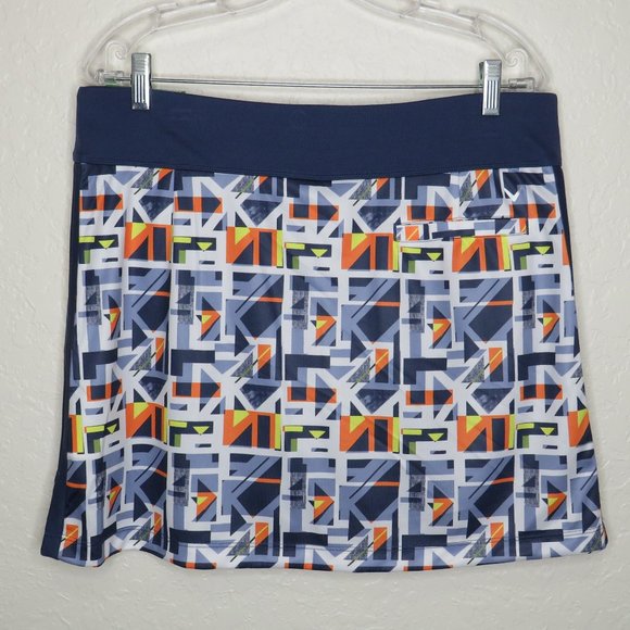 Callaway* Women's Multicolor BOHO Tri-Pocket True Sculpt Golf‎ Skort~ Size Large - Picture 1 of 14